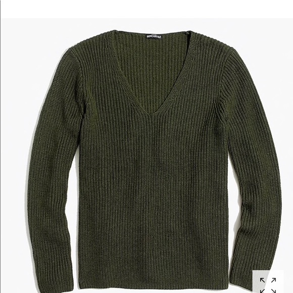 J. Crew Factory Sweaters - JCREW Heather V-Neck pull over sweater. New w tags